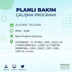 BEDAŞ’tan elektrik kesintisi uyarısı: İşte 25 Aralık Çarşamba günü kesinti yaşanacak bölgeler 7