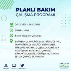 BEDAŞ duyurdu: 26 Aralık’ta İstanbul’da elektrik kesintisi yaşanacak 43