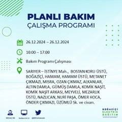 BEDAŞ duyurdu: 26 Aralık’ta İstanbul’da elektrik kesintisi yaşanacak 46