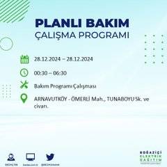 BEDAŞ duyurdu: 28 Aralık’ta İstanbul’da elektrik kesintileri olacak 2