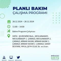BEDAŞ duyurdu: 28 Aralık’ta İstanbul’da elektrik kesintileri olacak 19