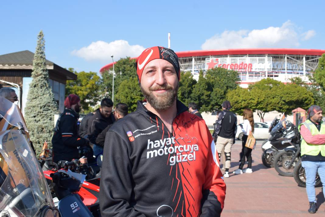 Antalya’da motosikletli kortej, kadına yönelik şiddete dikkat çekti 9