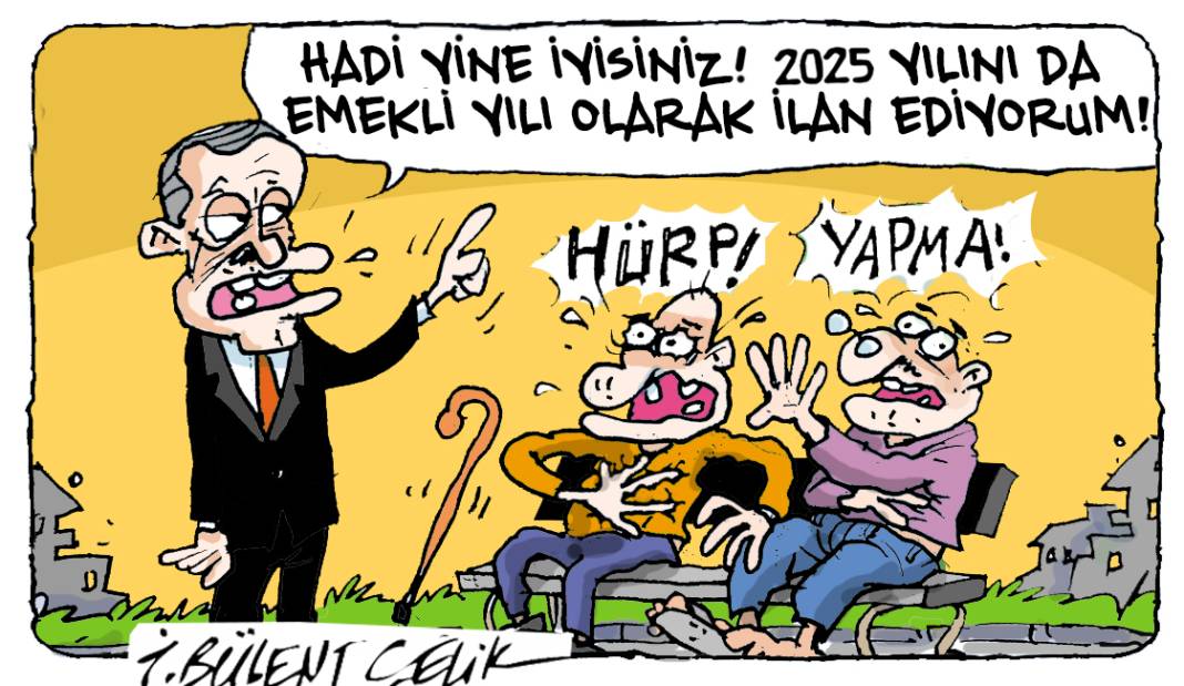 İ. Bülent Çelik'in 24 Aralık 2024 tarihli karikatürü 1