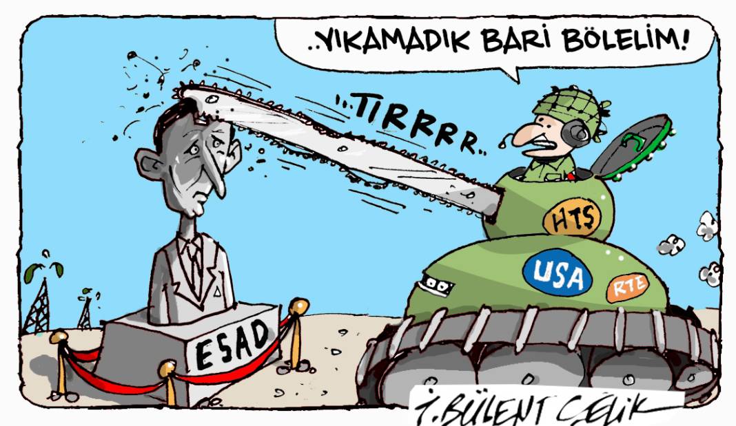 İ. Bülent Çelik'in 6 Aralık 2024 tarihli karikatürü 1