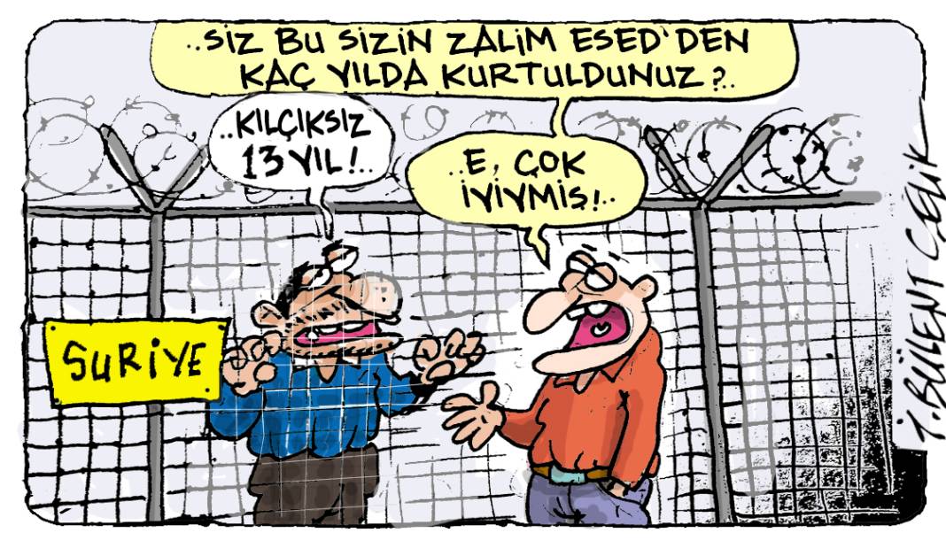 İ. Bülent Çelik'in 25 Aralık 2024 tarihli karikatürü 1