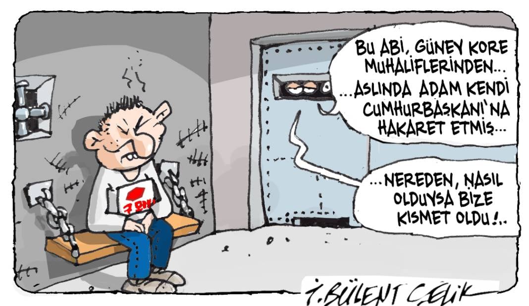 İ. Bülent Çelik'in 5 Aralık 2024 tarihli karikatürü 1