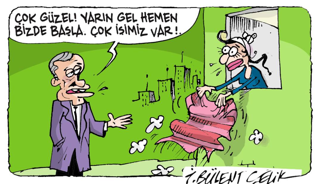 İ. Bülent Çelik'in 19 Aralık 2024 tarihli karikatürü 1