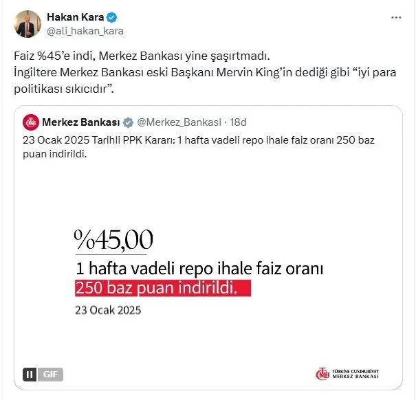 Merkez Bankası faiz indirimini otomatiğe mi bağladı? Faiz indirimine ekonomistlerden tepkiler 6