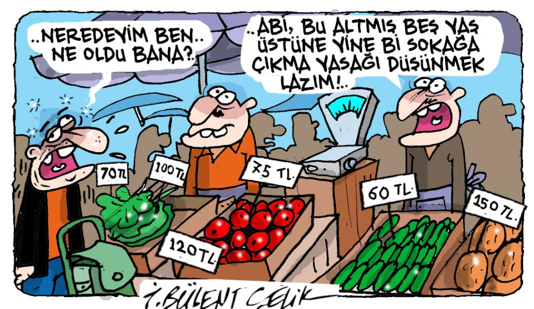 İ. Bülent Çelik'in 8 Ocak 2025 tarihli karikatürü 1