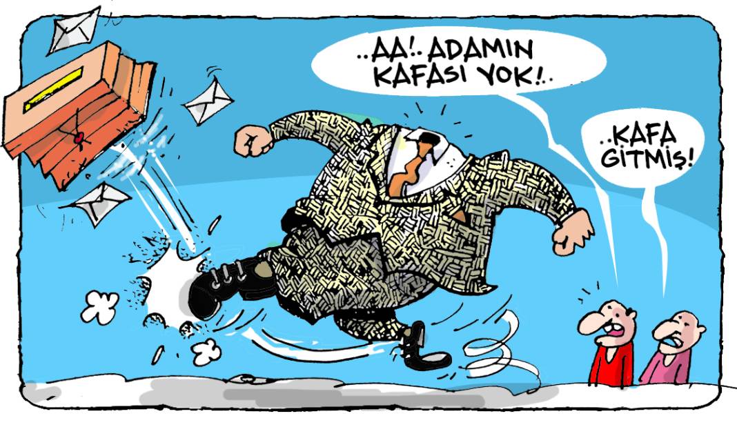 İ. Bülent Çelik'in 14 Ocak 2025 tarihli karikatürü 1