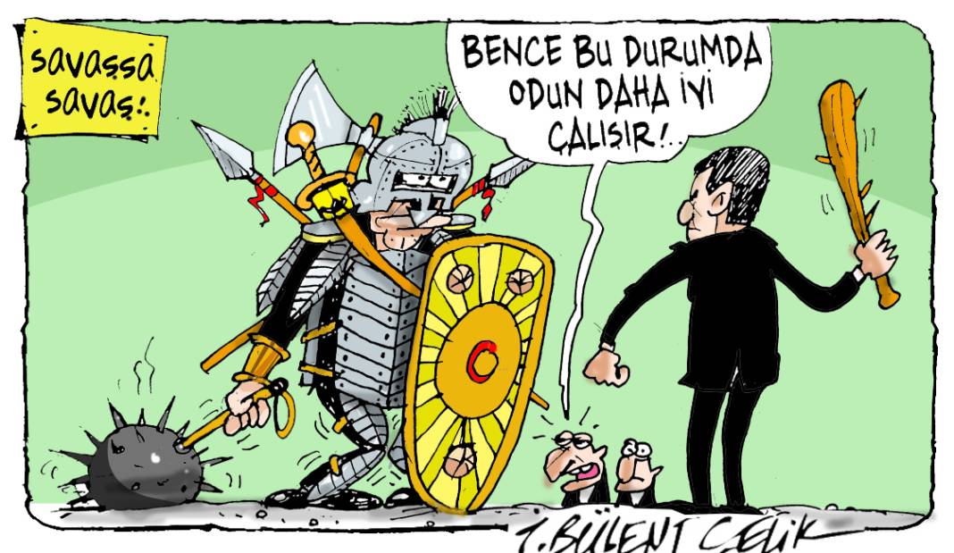 İ. Bülent Çelik'in 20 Ocak 2025 tarihli karikatürü- 1