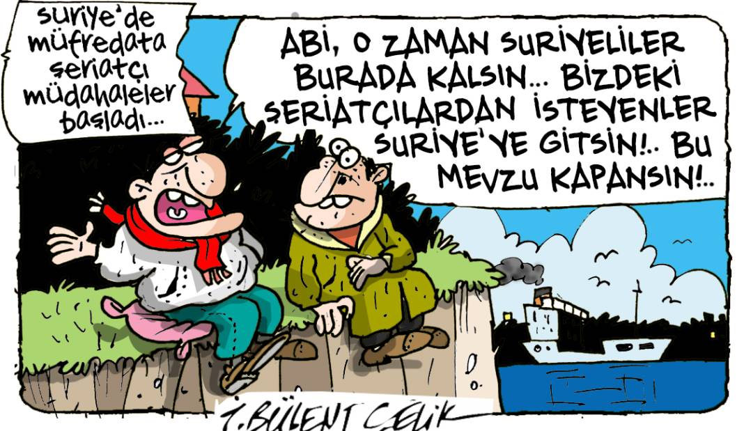 İ. Bülent Çelik'in 7 Ocak 2025 tarihli karikatürü 1