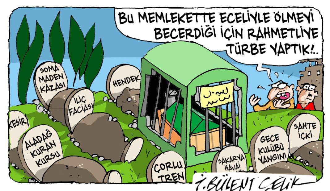 İ. Bülent Çelik'in 23 Ocak 2025 tarihli karikatürü- 1