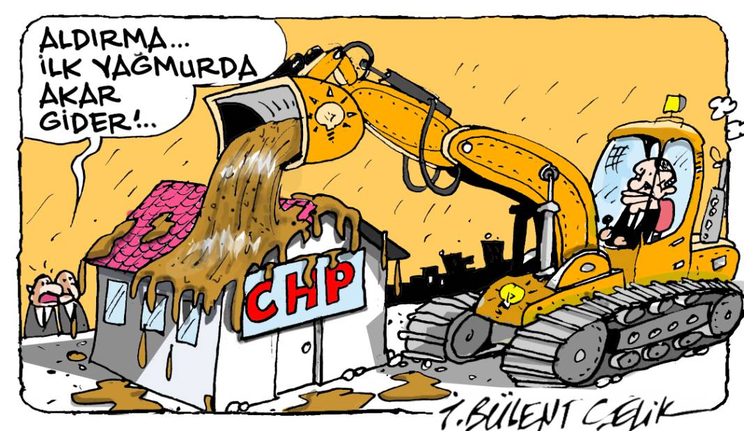 İ. Bülent Çelik'in 14 Şubat 2025 tarihli karikatürü 1