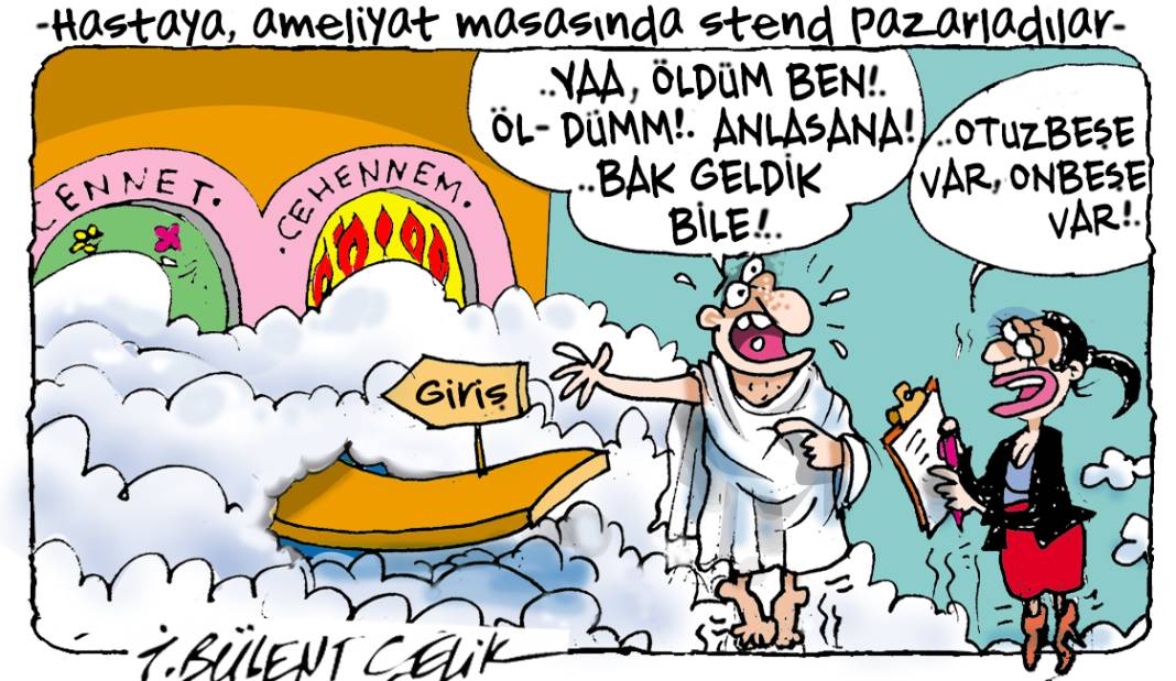 İ. Bülent Çelik'in 16 Şubat 2025 tarihli karikatürü 1