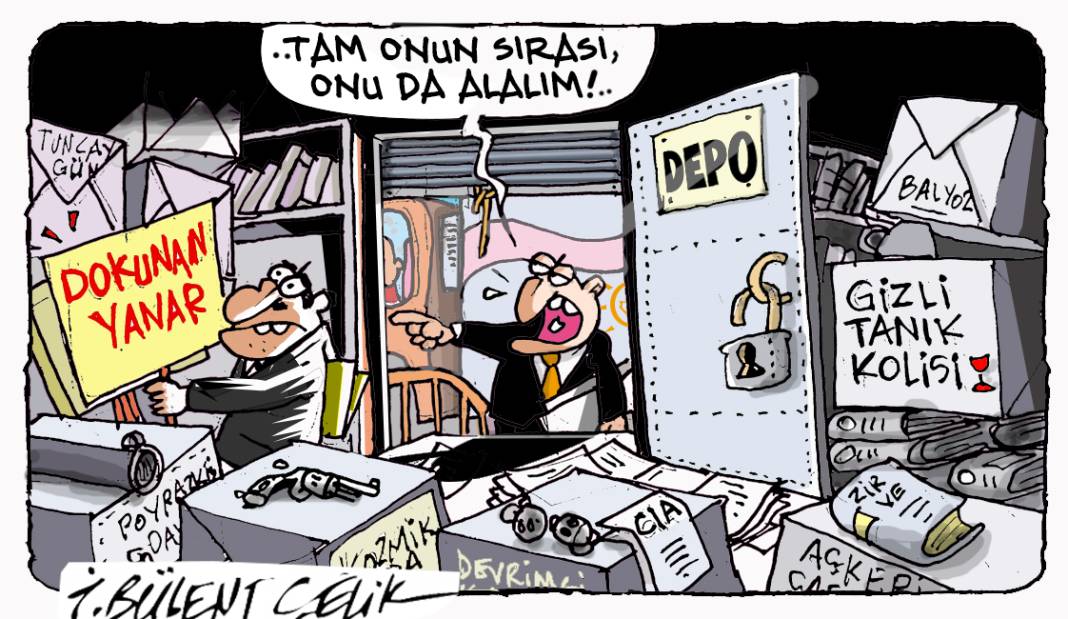 İ. Bülent Çelik'in 10 Şubat 2025 tarihli karikatürü 1