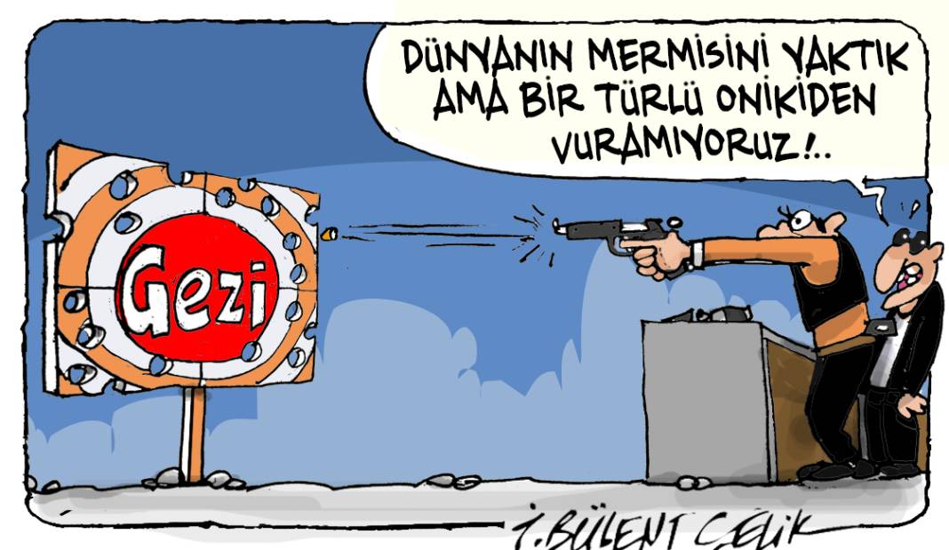 İ. Bülent Çelik'in 9 Şubat 2025 tarihli karikatürü 1