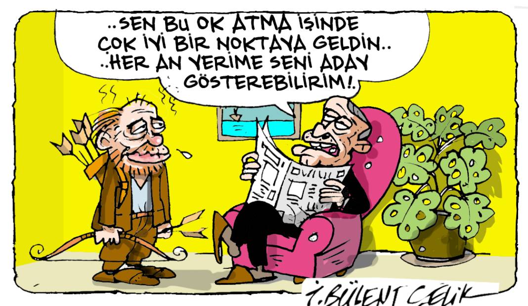 İ. Bülent Çelik'in 15 Şubat 2025 tarihli karikatürü 1