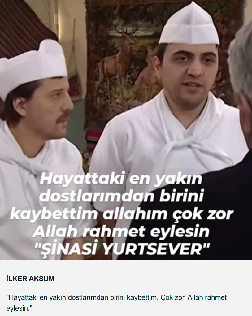 Şinasi Yurtsever’in ölümü sevenlerini üzdü, ünlü isimlerden veda mesajları 9