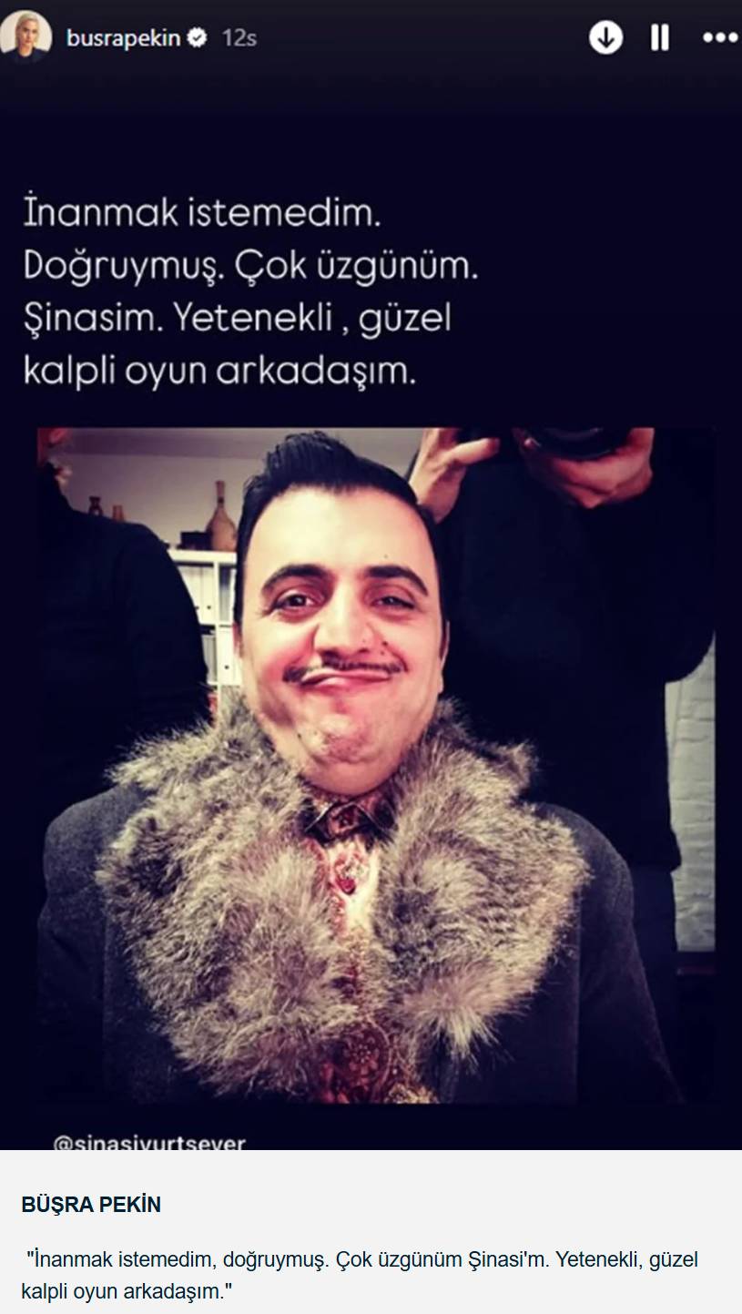 Şinasi Yurtsever’in ölümü sevenlerini üzdü, ünlü isimlerden veda mesajları 7