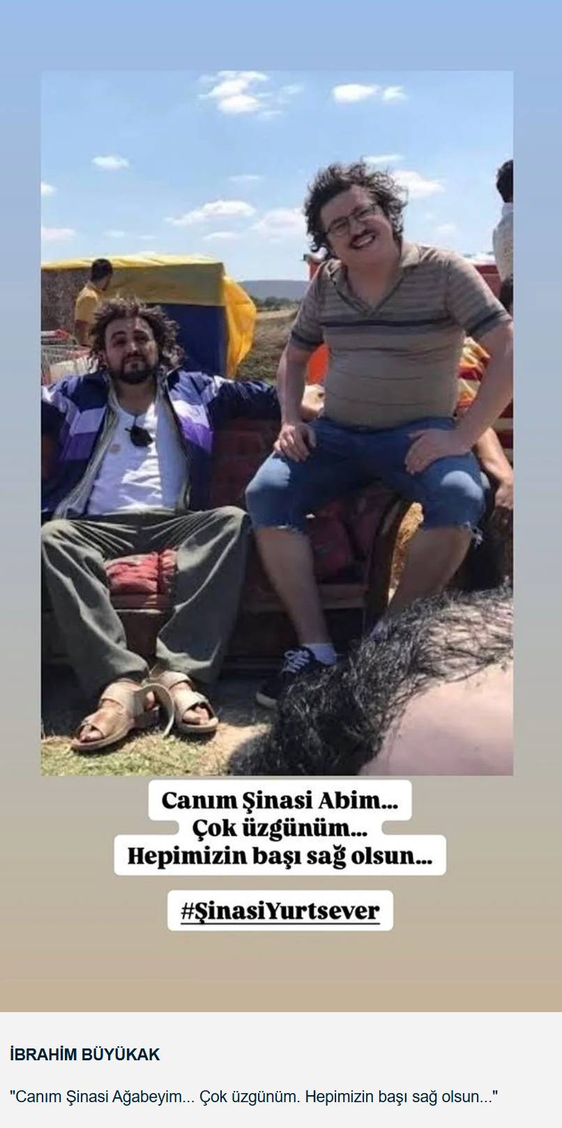 Şinasi Yurtsever’in ölümü sevenlerini üzdü, ünlü isimlerden veda mesajları 2