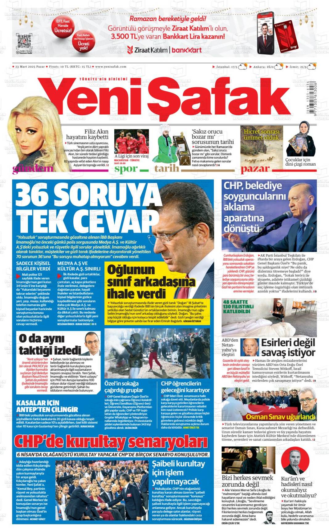 İktidar yanlısı gazeteler mahkemeden önce suçlu ilan etti 12