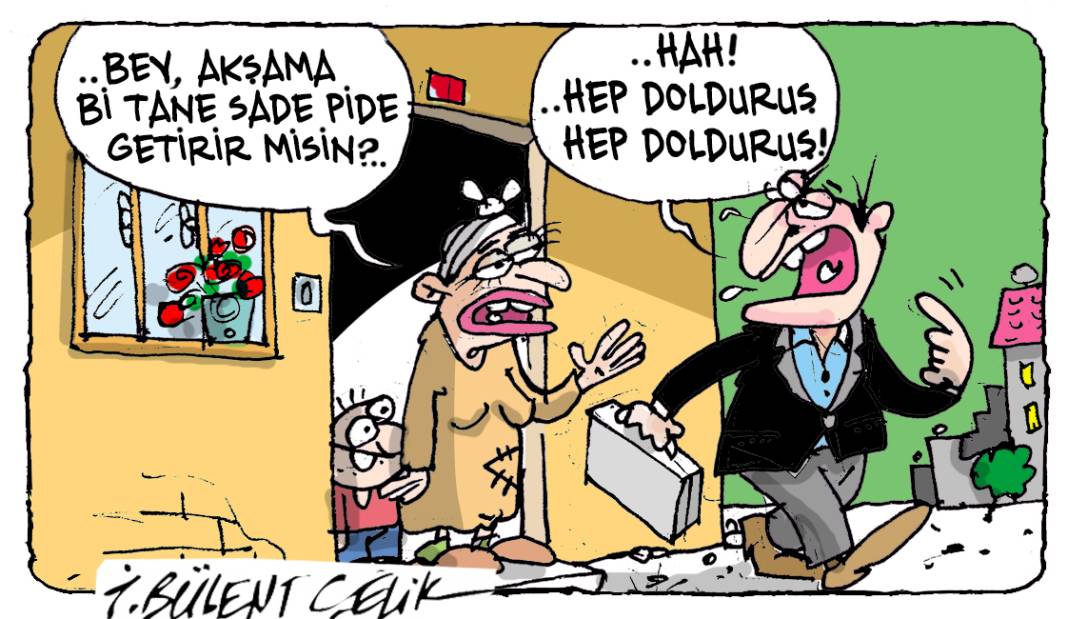 İ. Bülent Çelik'in 14 Mart 2025 tarihli karikatürü 1