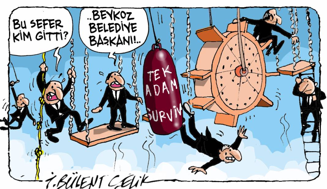 İ. Bülent Çelik'in 7 Mart 2025 tarihli karikatürü 1