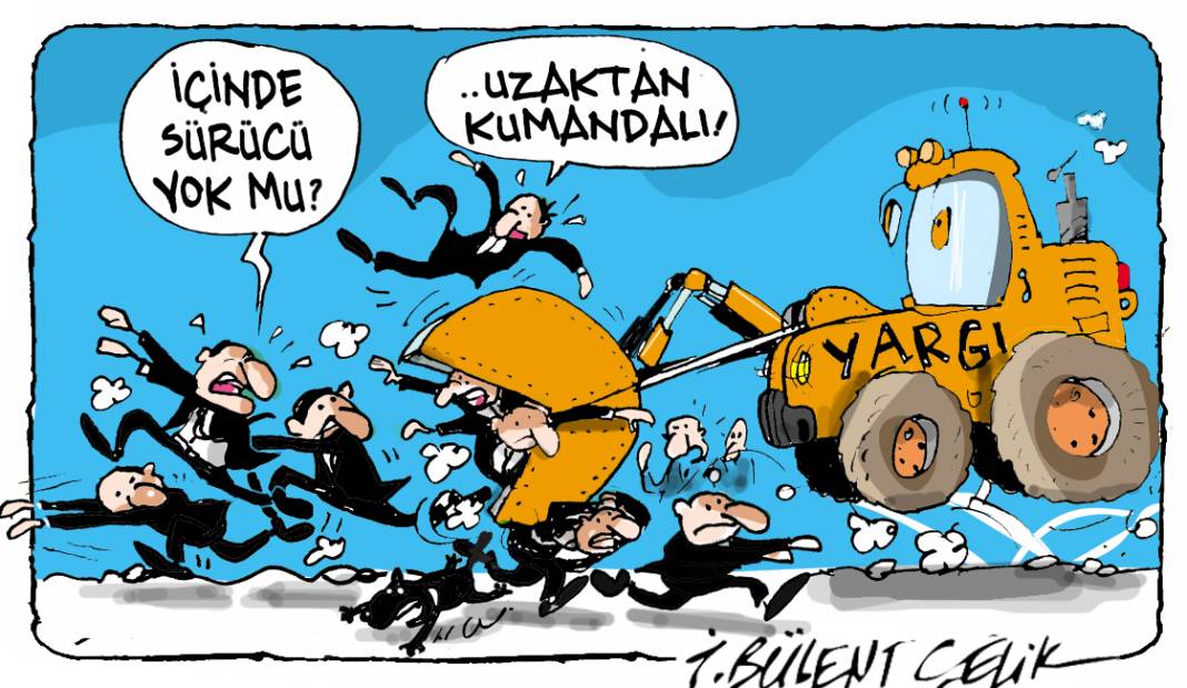 İ. Bülent Çelik'in 8 Mart 2025 tarihli karikatürü 1