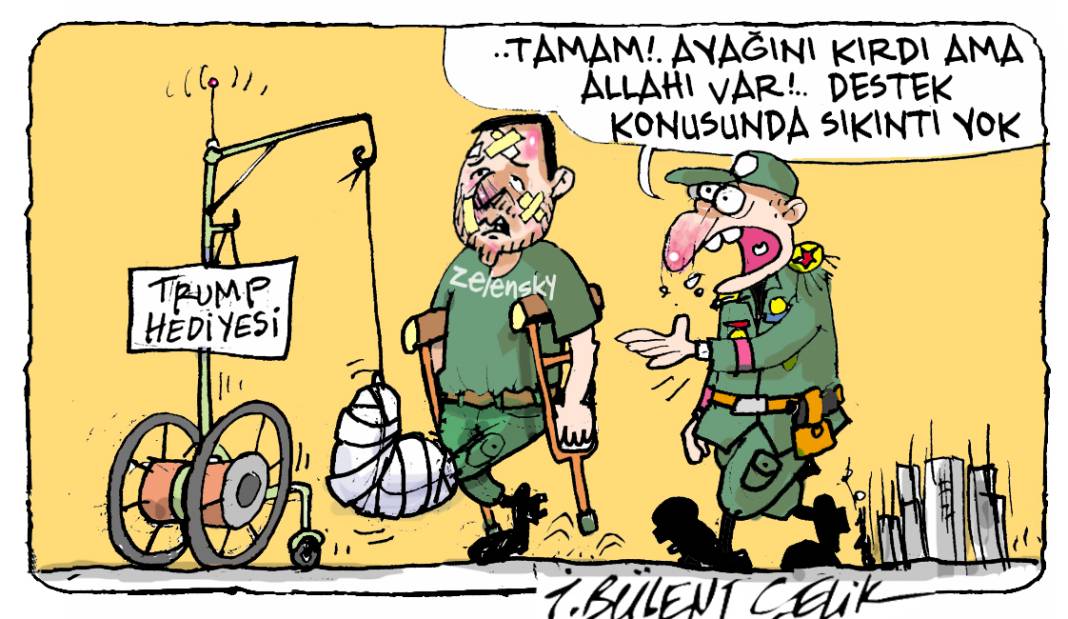 İ. Bülent Çelik'in 3 Mart 2025 tarihli karikatürü 1