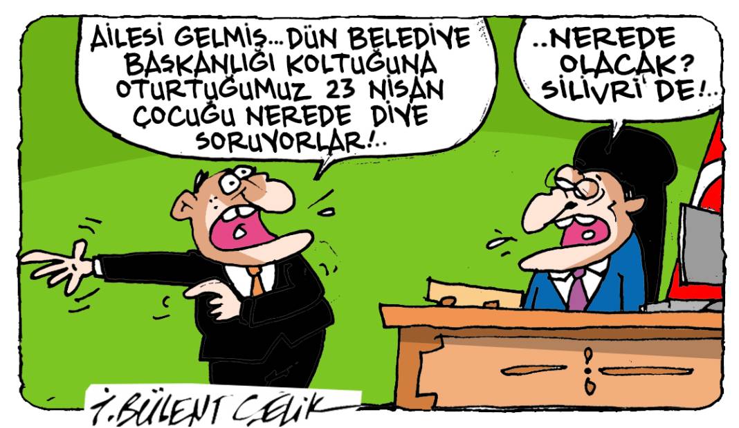 İ. Bülent Çelik'in 24 Nisan 2025 tarihli karikatürü 1