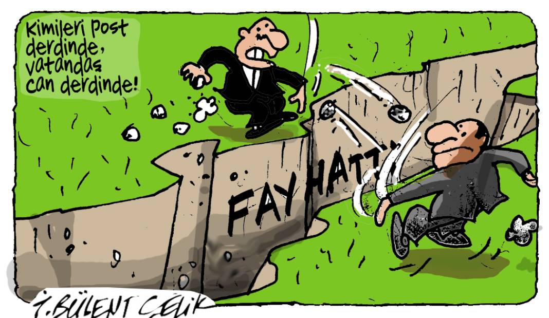 İ. Bülent Çelik'in 25 Nisan 2025 tarihli karikatürü 1