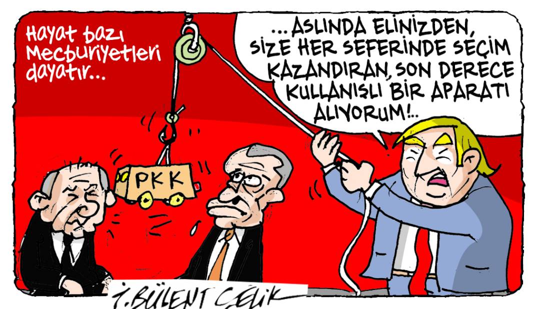 İ. Bülent Çelik'in 13 Mayıs 2025 tarihli karikatürü 1