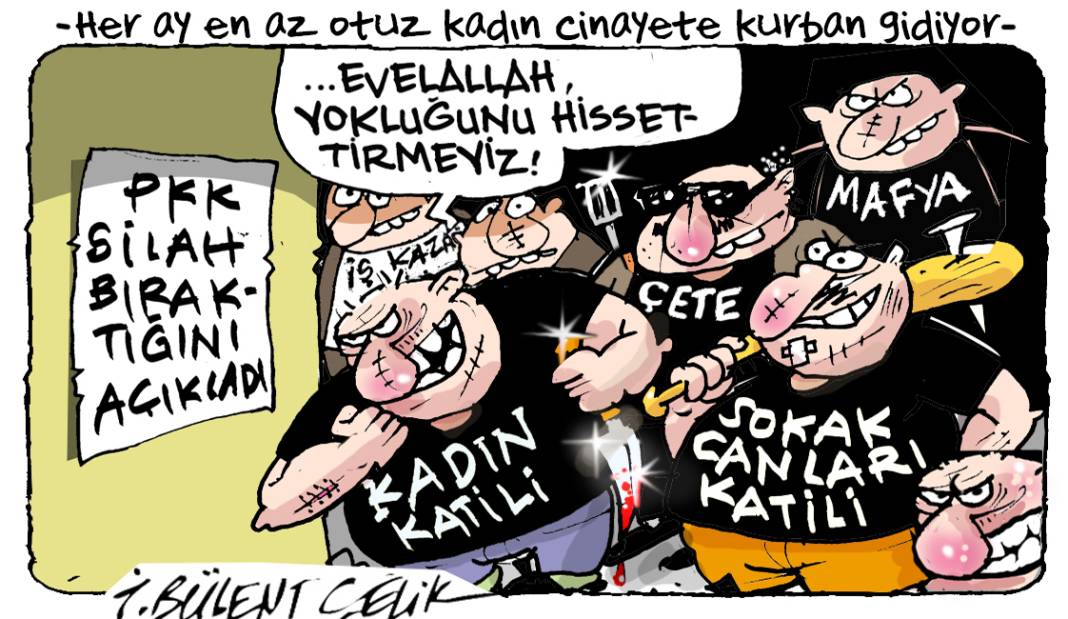 İ. Bülent Çelik'in 14 Mayıs 2025 tarihli karikatürü 1