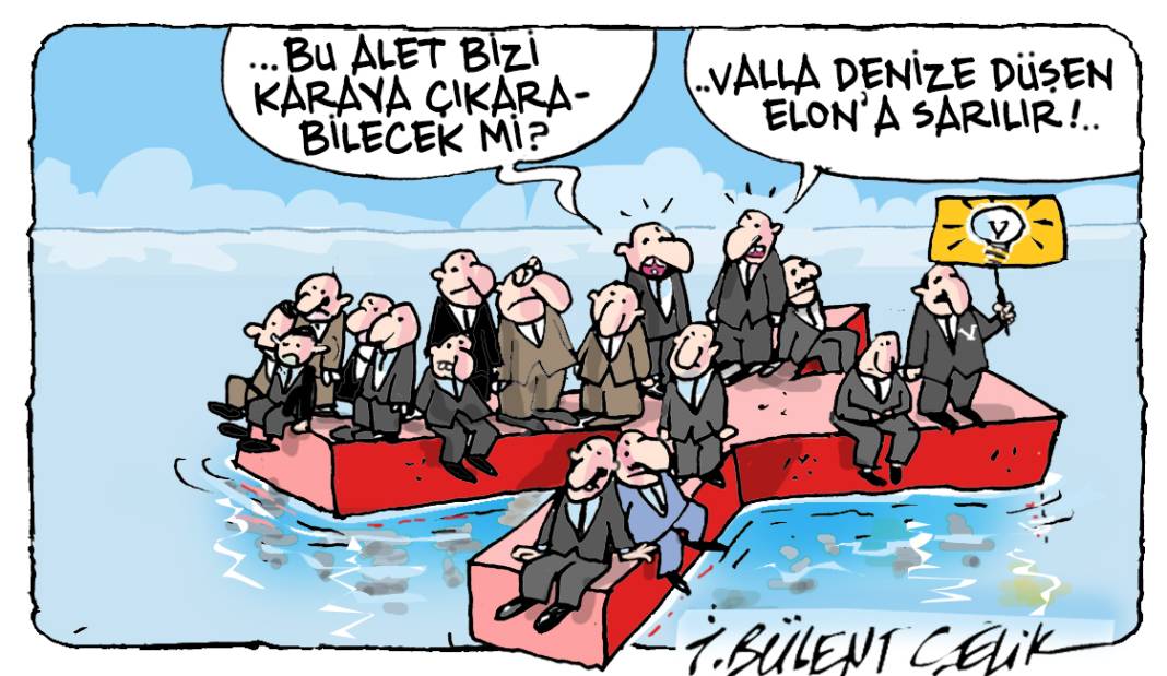 İ. Bülent Çelik'in 9 Mayıs 2025 tarihli karikatürü 1