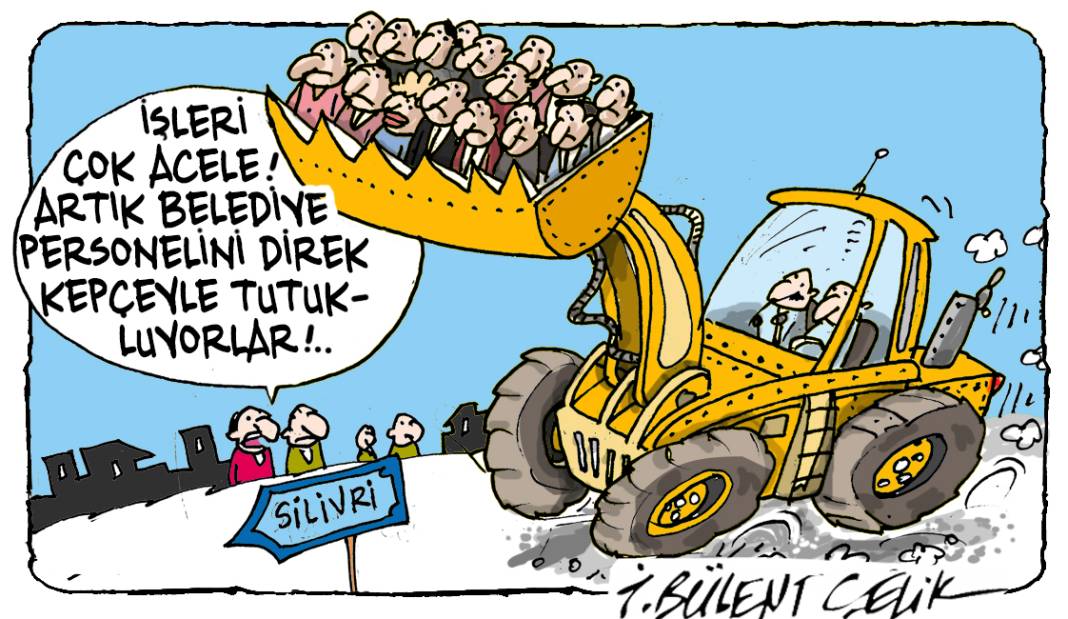 İ. Bülent Çelik'in 24 Mayıs 2025 tarihli karikatürü 1
