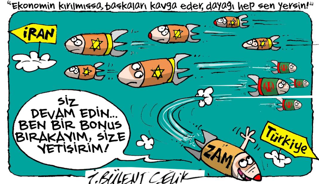 İ. Bülent Çelik'in 16 Haziran 2025 tarihli karikatürü 1