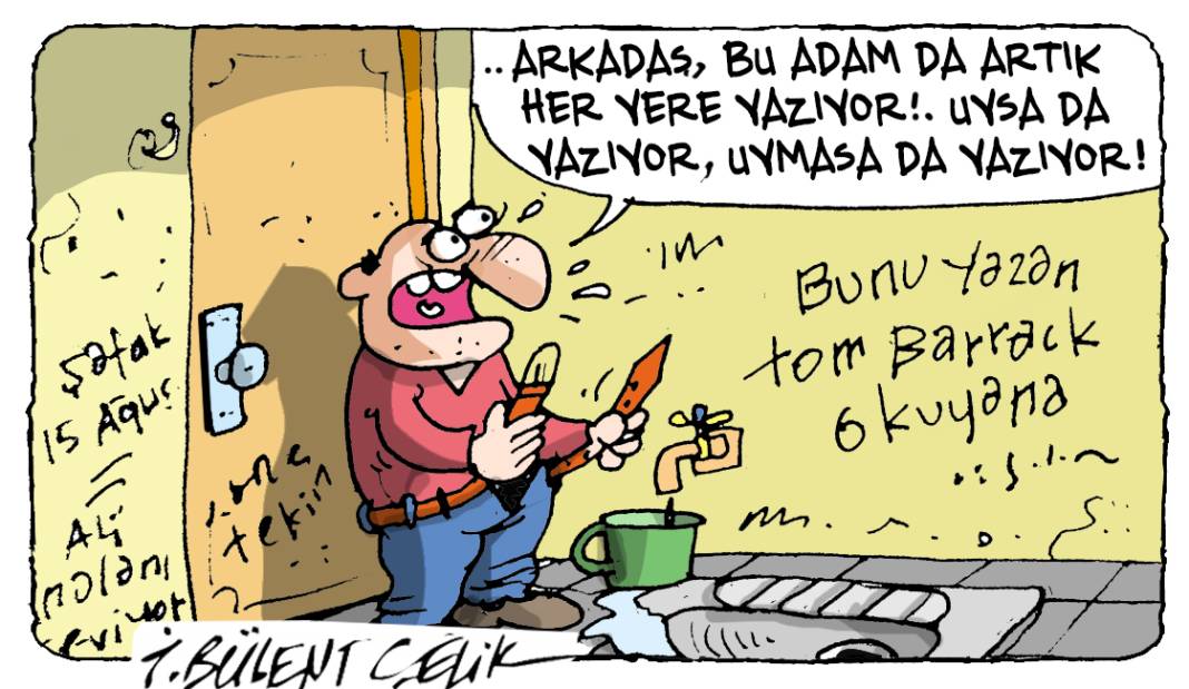 İ. Bülent Çelik'in 26 Temmuz 2025 tarihli karikatürü 1
