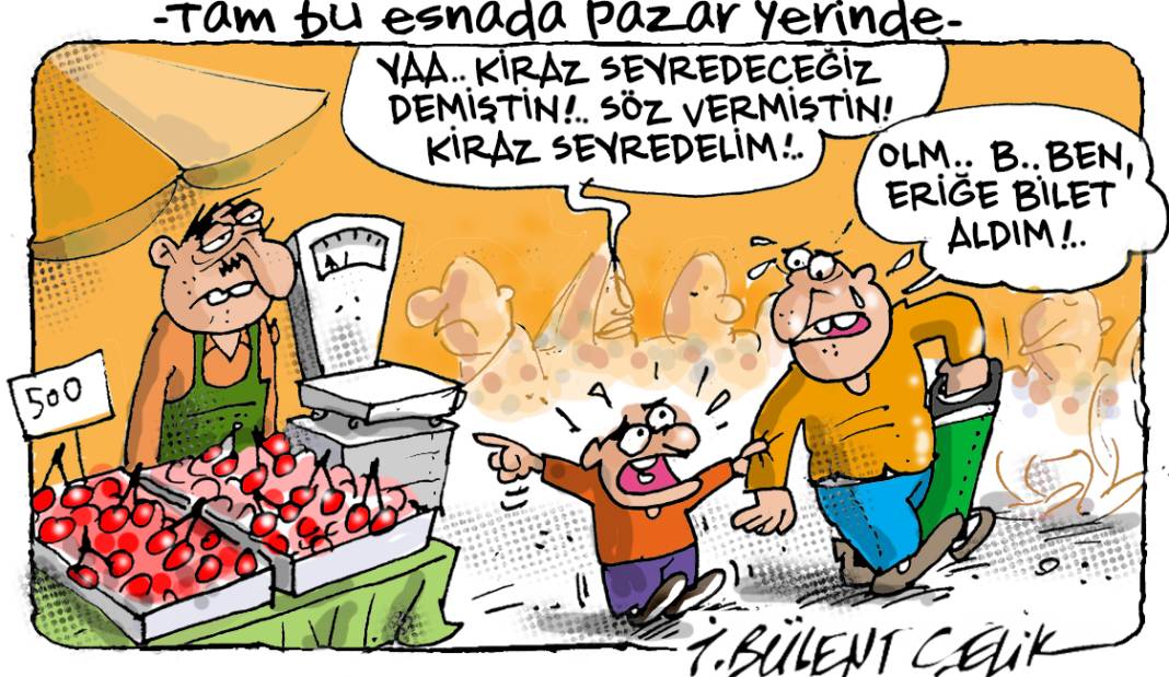 İ. Bülent Çelik'in 31 Temmuz 2025 tarihli karikatürü 1