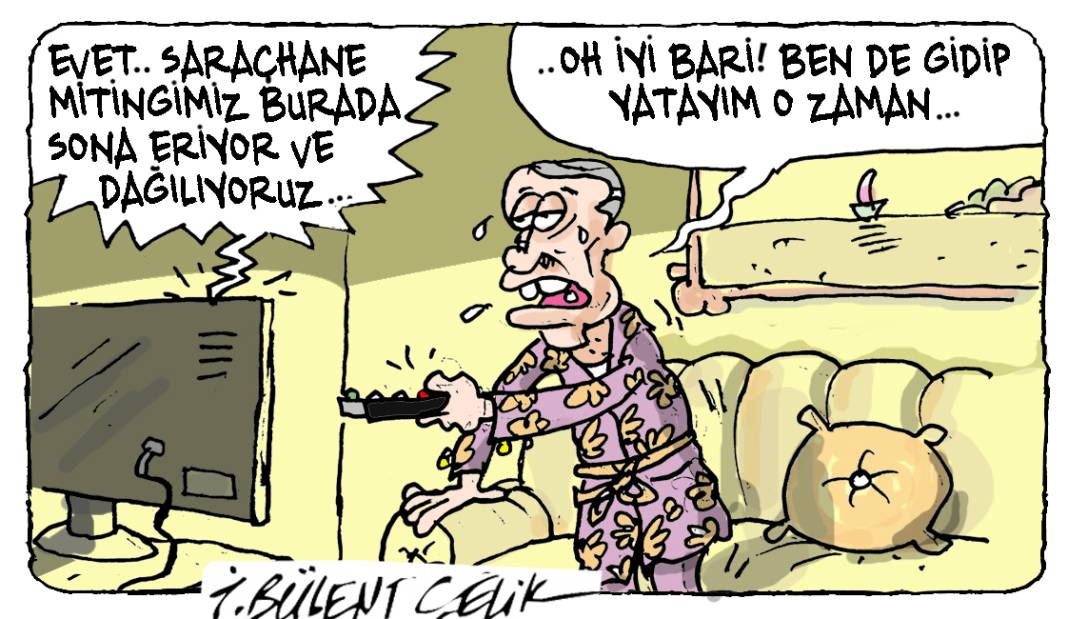 İ. Bülent Çelik'in 2 Temmuz 2025 tarihli karikatürü 1