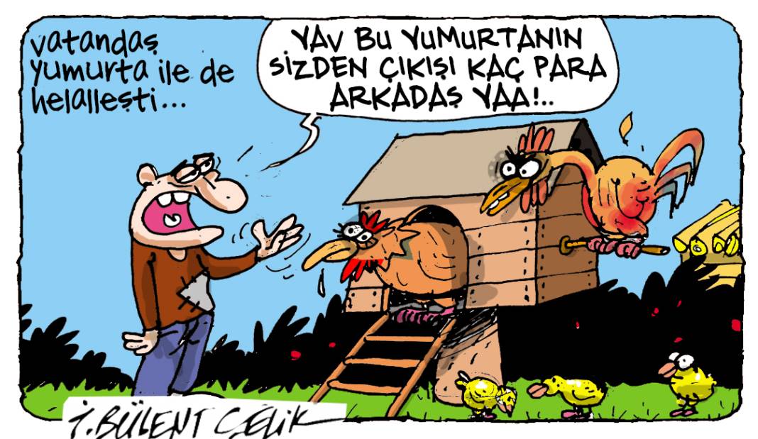 İ. Bülent Çelik'in 9 Temmuz 2025 tarihli karikatürü 1