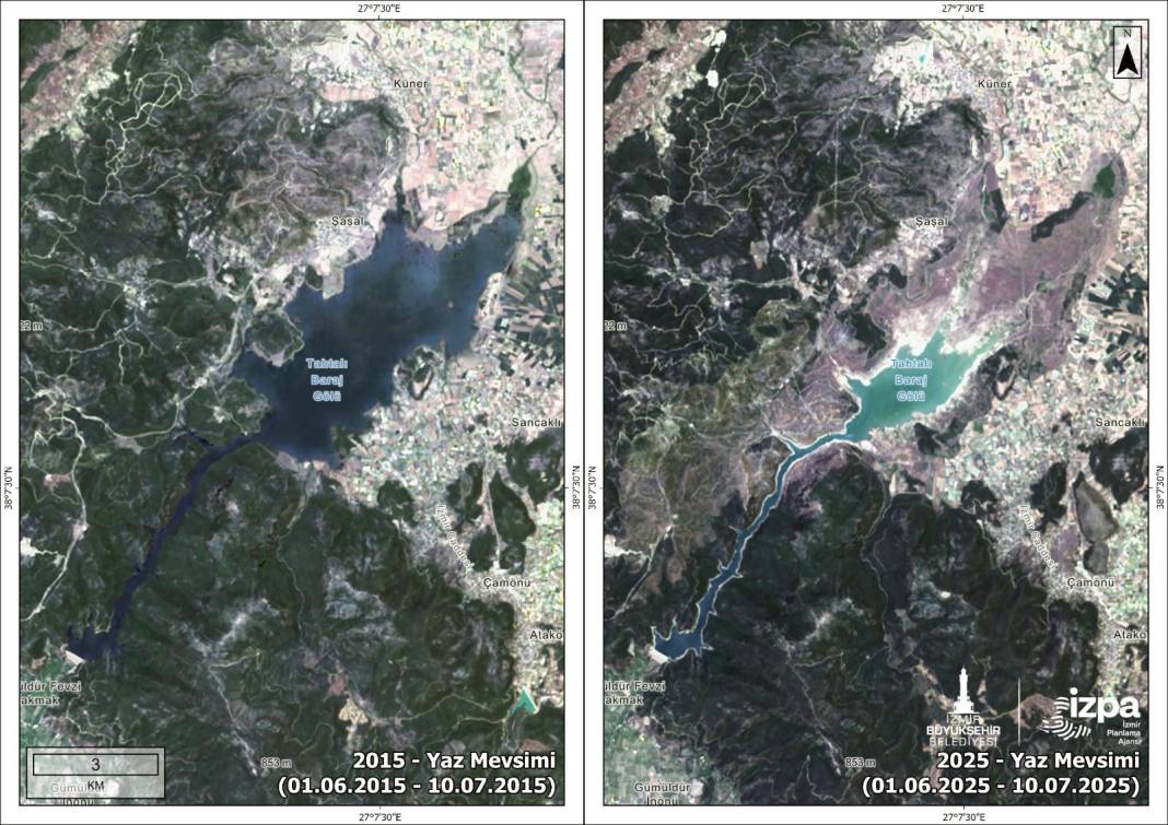 Çarşamba su kesintileri başlıyor: İzmir Tahtalı Barajı'nın son hali korkuttu 3