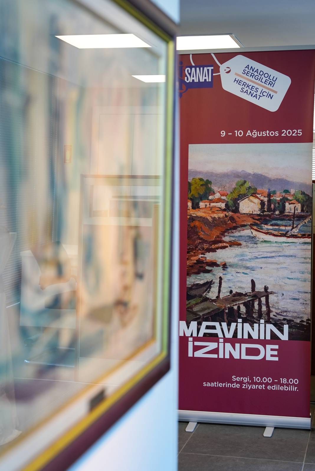 İş Sanat'ın Mavinin İzinde sergisi Gelibolu’da sanatseverlerle buluştu 1