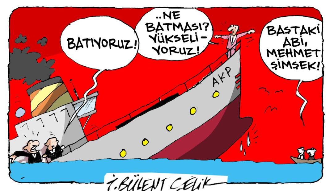 İ. Bülent Çelik'in 19 Ağustos 2025 tarihli karikatürü 1