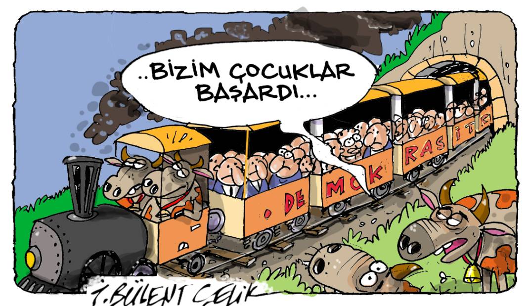 İ. Bülent Çelik'in 18 Ağustos 2025 tarihli karikatürü 1