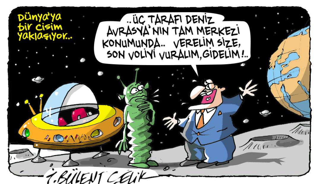 İ. Bülent Çelik'in 17 Ağustos 2025 tarihli karikatürü 1