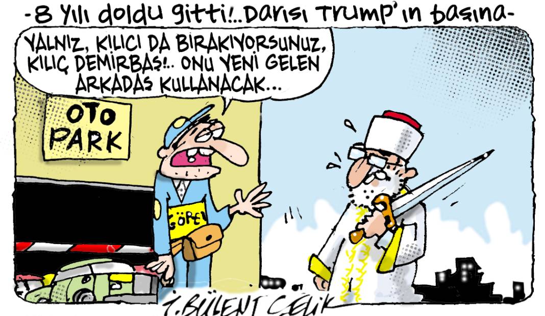 İ. Bülent Çelik'in 18 Eylül 2025 tarihli karikatürü 1