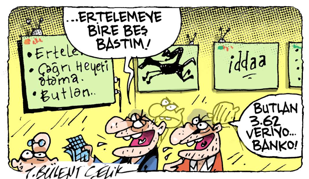 İ. Bülent Çelik'in 15 Eylül 2025 tarihli karikatürü 1