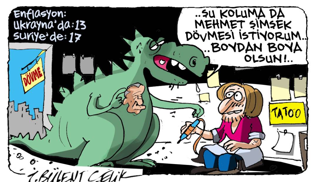 İ. Bülent Çelik'in 13 Ekim 2025 tarihli karikatürü 1