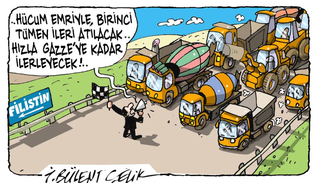 İ. Bülent Çelik'in 11 Ekim 2025 tarihli karikatürü 1